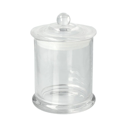 DANU. Jar /w Knob Lid-Clear-12 of Medium