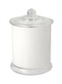 DANU. Jar /w Knob Lid-Opaque White-12 of Medium