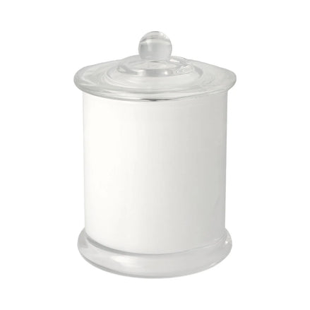 DANU. Jar /w Knob Lid-Opaque White-12 of XLarge
