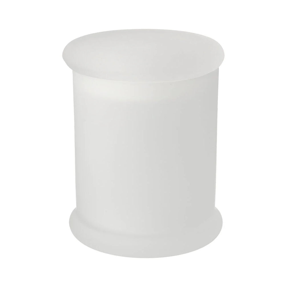 DANU. Jar /w Flat Lid-Frosted-12 of Small