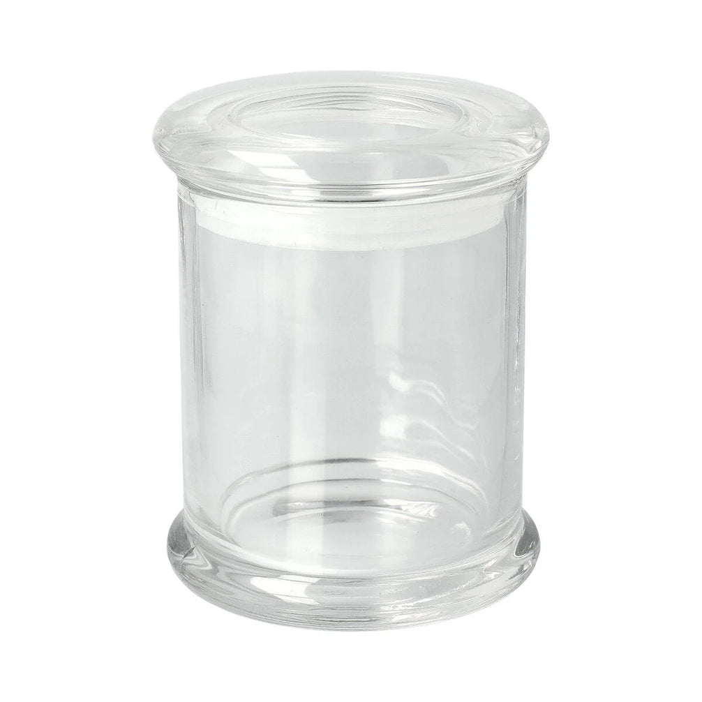 DANU. Jar /w Flat Lid-Clear-12 of XLarge