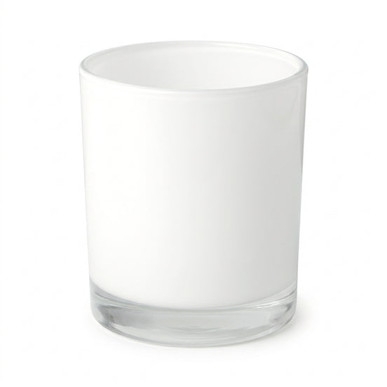 OXFR. Jar-Opaque White (inside painted)-12 of Medium