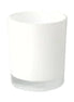 OXFR. Jar-Opaque White (inside painted)-12 of Large