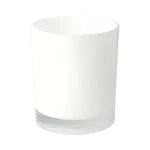 OXFR. Jar-Opaque White (inside painted)-12 of Large