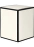 OXFR./CAMB. Candle Box-No Window-White /w Black Edge-12 of Medium