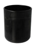 CAMB. Jar-Opaque Black (Outside Painted)-12 of Large