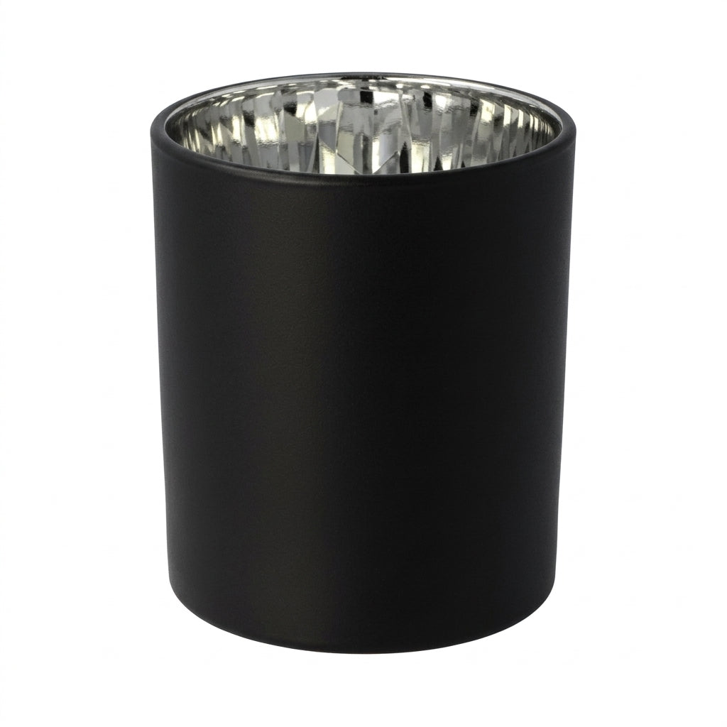 OXFR. Jar-Electroplated Silver & Matte Black-12 of Large