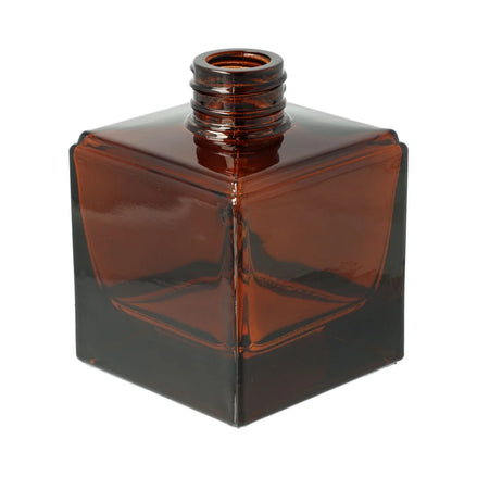 Diffuser Glassware-Cubic Screw Top-Amber-6 of