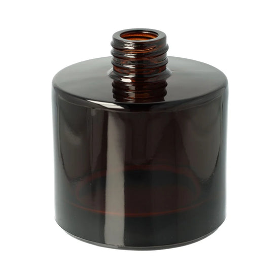 Diffuser Glassware-Round Screw Top-Amber-6 of