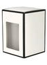 DANU. Candle Box /w Window-White /w Black Edge-12 of Medium