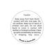 Warning Label-35mm Round-Diffuser-250 unit