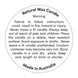 Warning Label-50mm Round-Natural Wax-250 unit