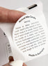 Warning Label-50mm Round-Natural Wax-250 unit