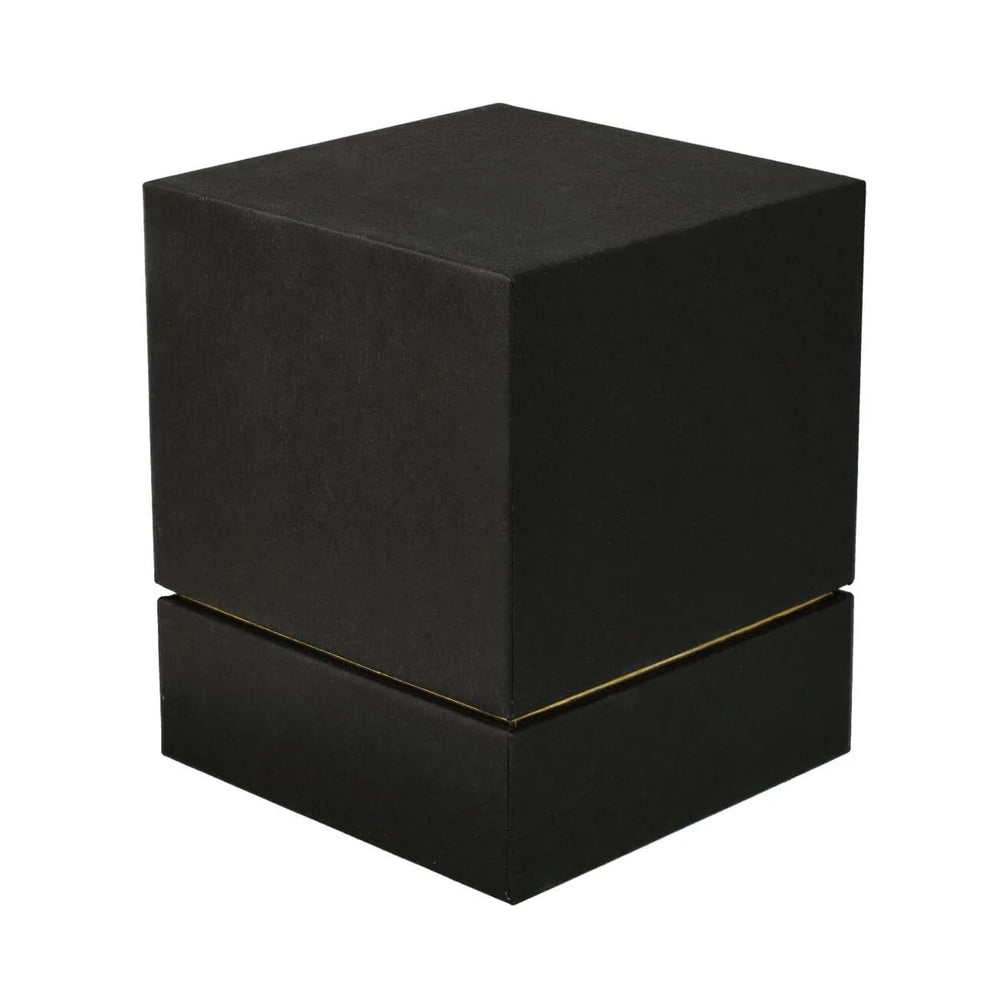 Luxe Candle Box – Black w/ Gold Trim – Large