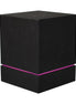 VELI. Solid Large Candle Box-Black /w Pink Foil Trim