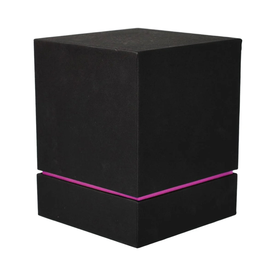 Luxe Candle Box - Black /w Pink Foil Trim - VELI. Large