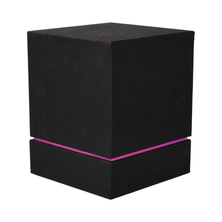 Luxe Candle Box - Black /w Pink Foil Trim - VELI. Large