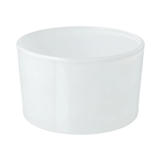OXFR. Candle Bowl-Transparent White