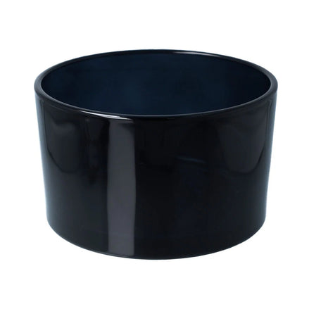 OXFR. Candle Bowl-Transparent Black (Outside Painted)