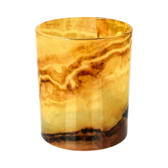 OXFR. Jar-Fire Agate (Outside Printed)(Made To Order)-12 of Large
