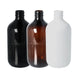 500ml PET Boston Bottle-Amber