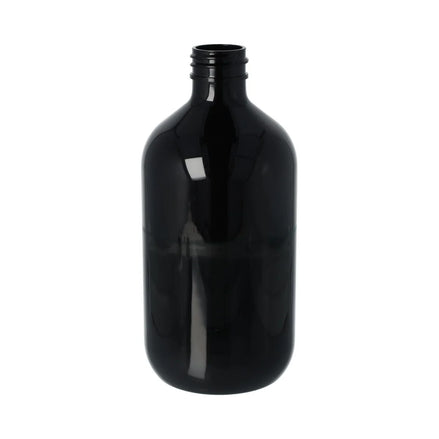 500ml PET Boston Bottle-Black