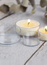 Standard Plastic Tealight Cups-Clear-100 of